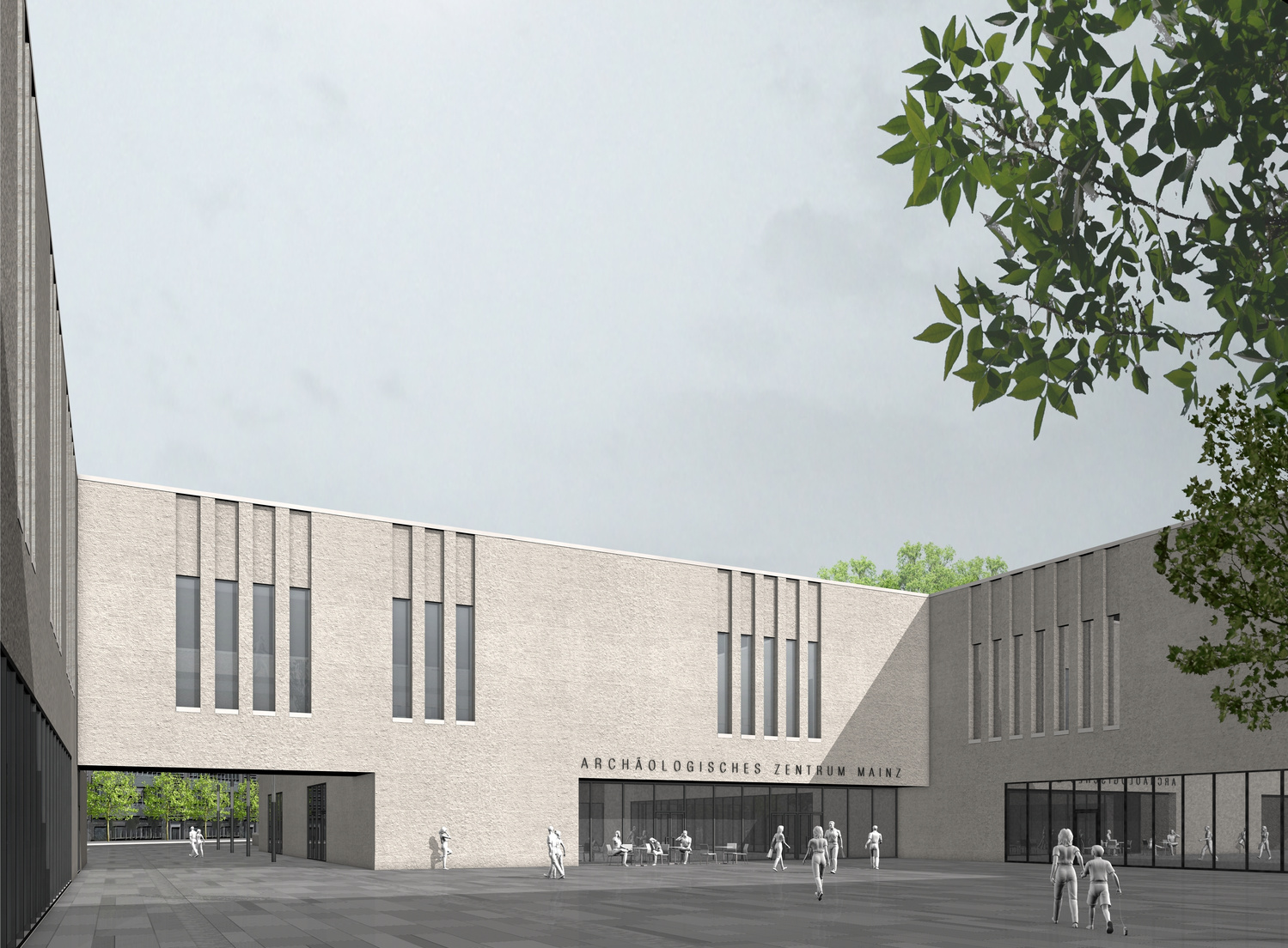 Archäologisches Zentrum, Wettbewerb
