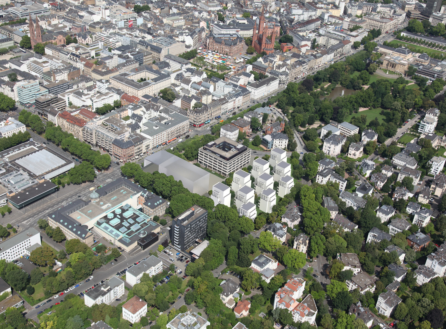 Wohnanlage Rheinstraße, Mehrfachbeauftragung