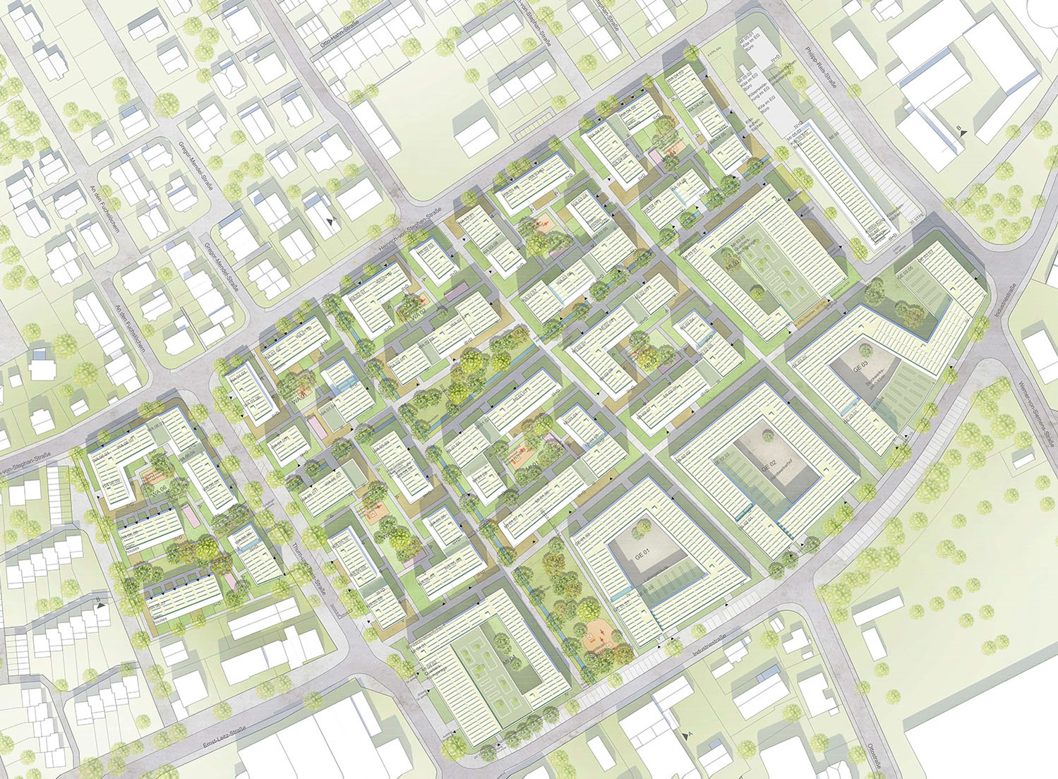 Stadtquartier Heinrich-von-Stephan-Straße, Wettbewerb