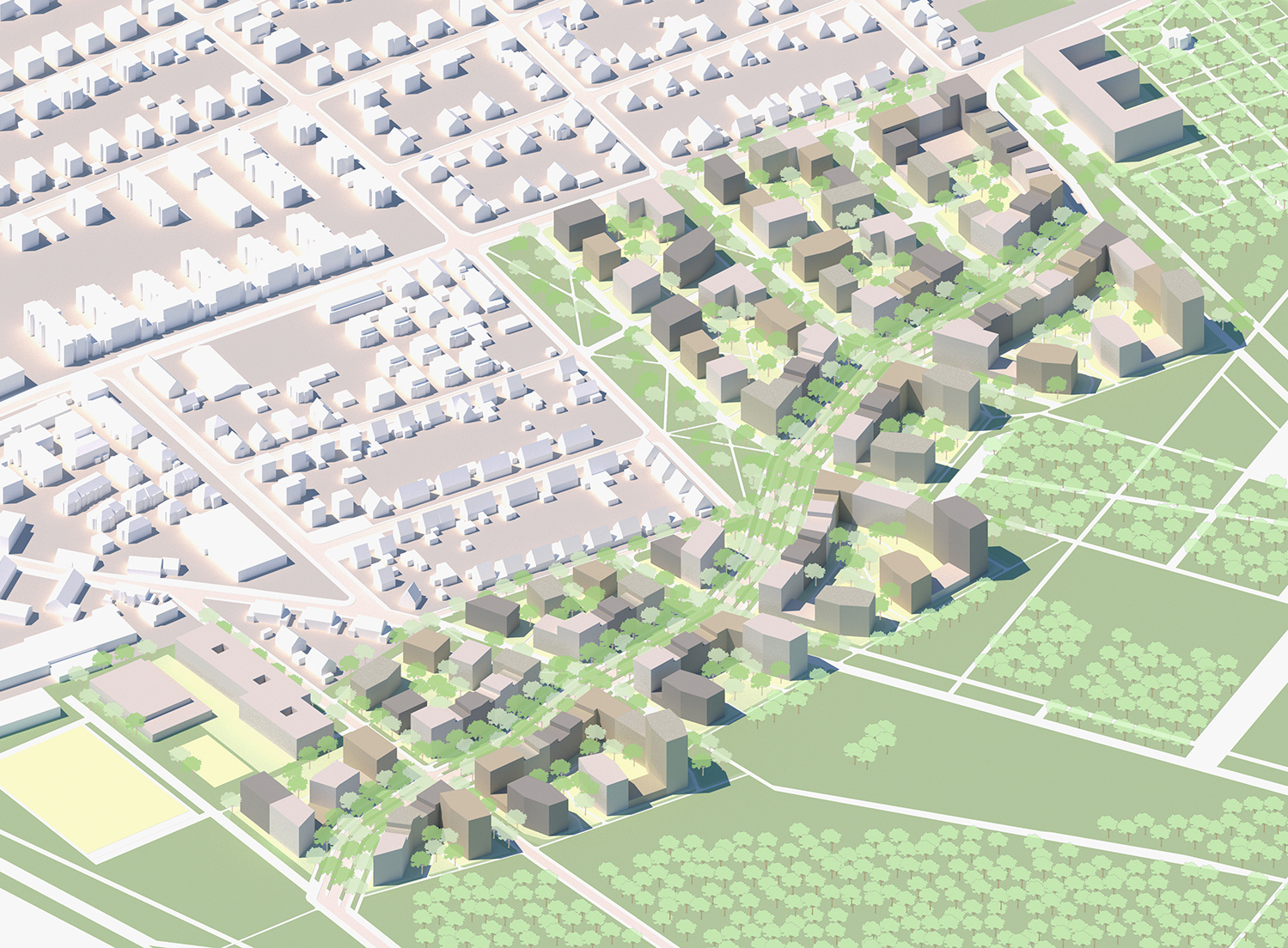 Stadtquartier Messestadt Riem 5. BA, Wettbewerb