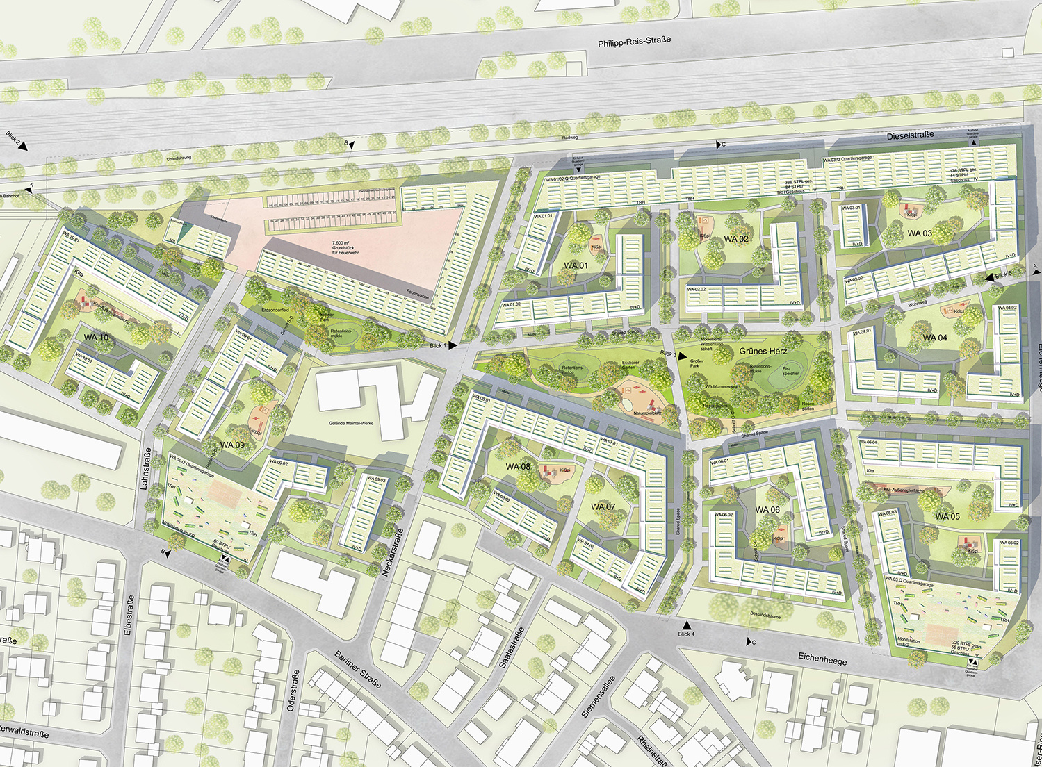 Stadtquartier Mitte, Wettbewerb