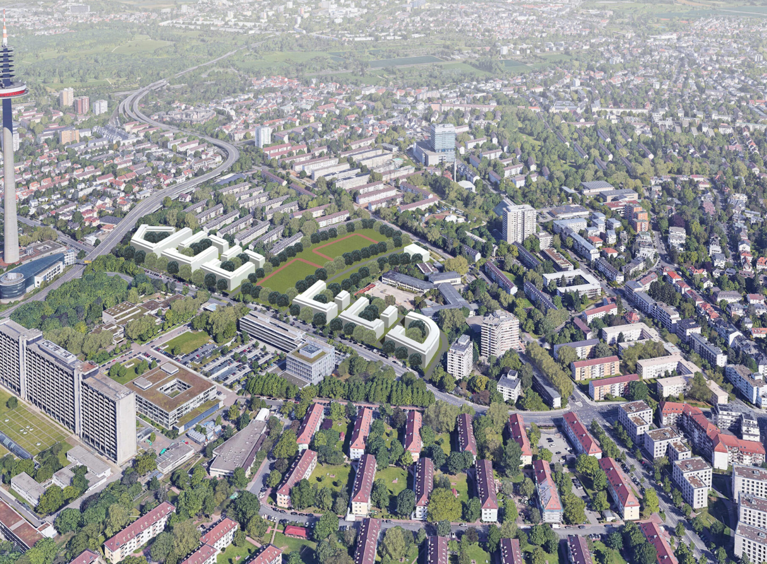 Stadtquartier an der Bundesbank
